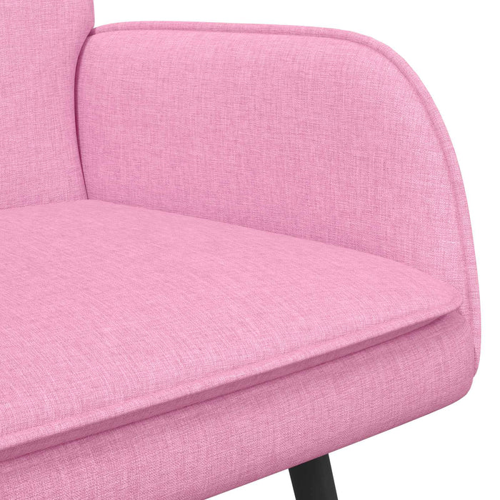 Canapea cu 2 locuri Roz 115 x 61 x 87 cm țesătură - WALTI WALTI