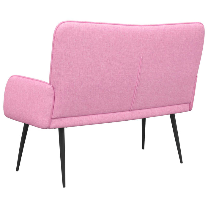 Canapea cu 2 locuri Roz 115 x 61 x 87 cm țesătură - WALTI WALTI