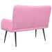 Canapea cu 2 locuri Roz 115 x 61 x 87 cm țesătură - WALTI WALTI