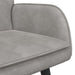 Canapea cu două locuri Gri deschis 115 x 61 x 87 cm Catifea - WALTI WALTI