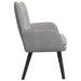 Canapea cu două locuri Gri deschis 115 x 61 x 87 cm Catifea - WALTI WALTI