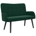 Canapea cu două locuri Verde închis 115 x 61 x 87 cm Catifea - WALTI WALTI