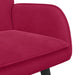 Canapea cu două locuri bordo 115 x 61 x 87 cm Catifea - WALTI WALTI