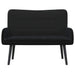 Canapea cu două locuri Negru 115 x 61 x 87 cm Catifea - WALTI WALTI