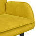Canapea cu două locuri Galben 115 x 61 x 87 cm Catifea - WALTI WALTI