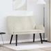 Canapea cu două locuri Crem 115 x 61 x 87 cm Catifea - WALTI WALTI