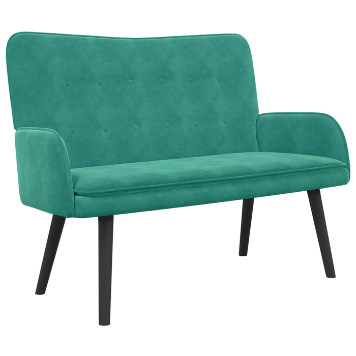Canapea cu două locuri Turcoaz 115 x 61 x 87 cm Catifea - WALTI WALTI