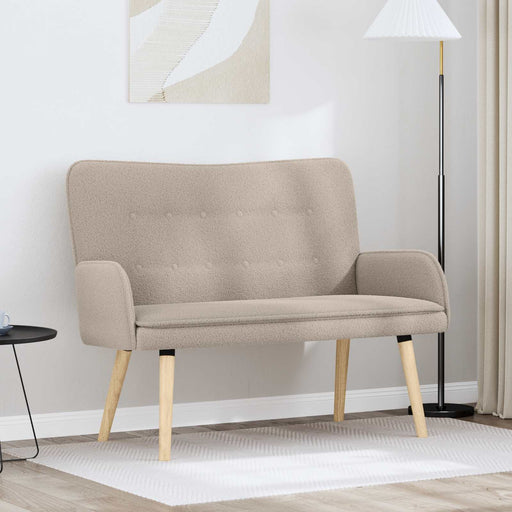Canapea cu 2 locuri Gri deschis 115 x 61 x 87 cm Bouclé - WALTI WALTI