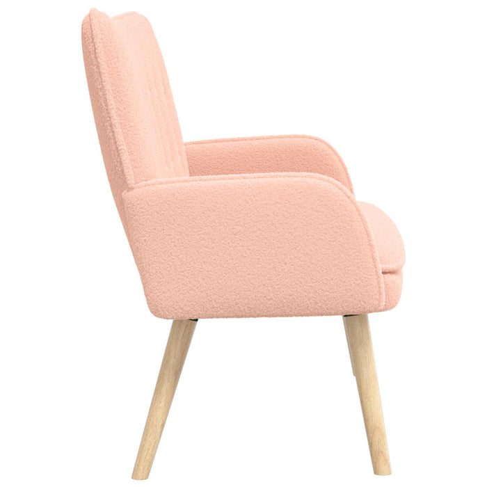 Canapea cu 2 locuri Roz 115 x 61 x 87 cm Bouclé WALTI