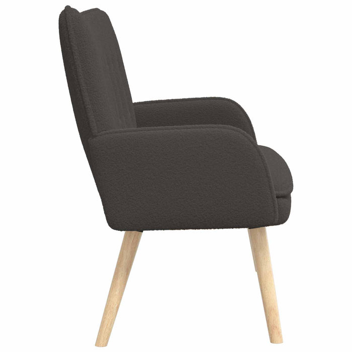 Canapea cu 2 locuri Gri închis 115 x 61 x 87 cm Bouclé WALTI
