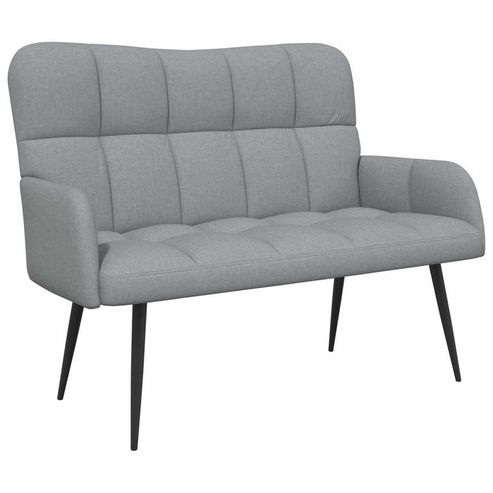 Canapea cu două locuri Gri deschis 115 x 61 x 87 cm țesătură - WALTI WALTI