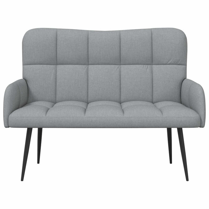 Canapea cu două locuri Gri deschis 115 x 61 x 87 cm țesătură - WALTI WALTI