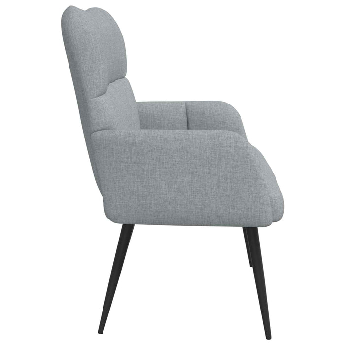 Canapea cu două locuri Gri deschis 115 x 61 x 87 cm țesătură - WALTI WALTI