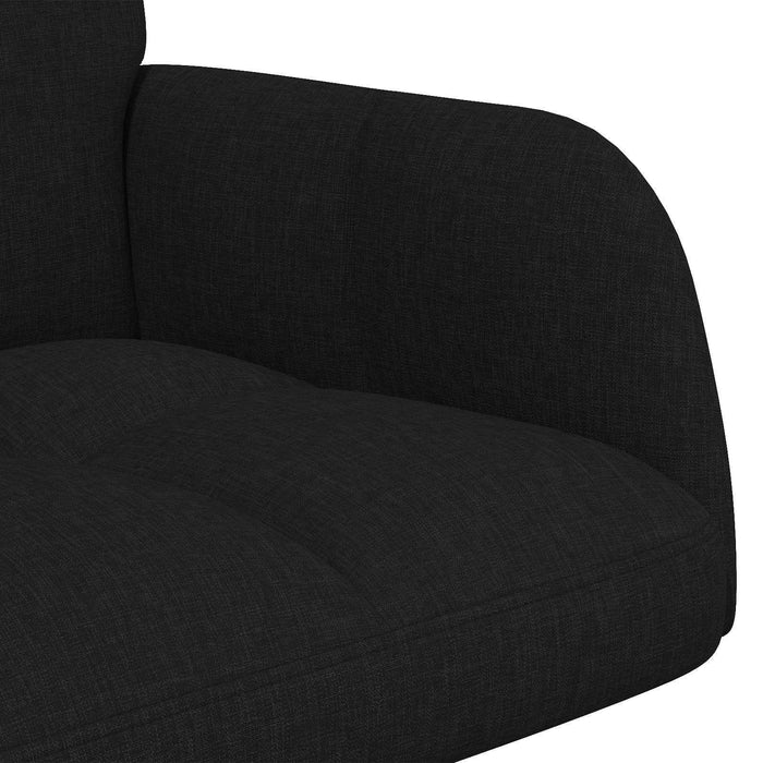 Canapea cu două locuri Negru 115 x 61 x 87 cm țesătură - WALTI WALTI