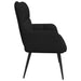 Canapea cu două locuri Negru 115 x 61 x 87 cm țesătură - WALTI WALTI