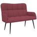 Canapea cu două locuri bordo 115 x 61 x 87 cm țesătură - WALTI WALTI
