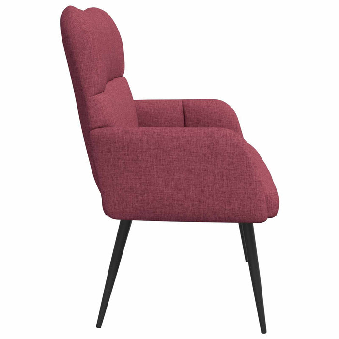 Canapea cu două locuri bordo 115 x 61 x 87 cm țesătură - WALTI WALTI