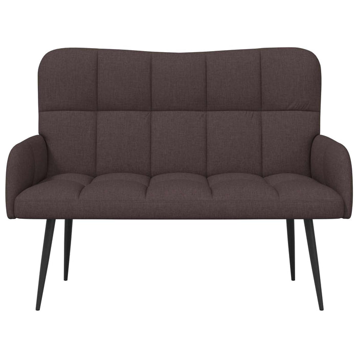 Canapea cu două locuri Maro închis 115 x 61 x 87 cm țesătură - WALTI WALTI