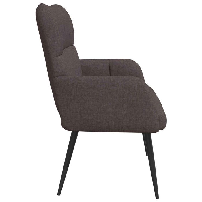 Canapea cu două locuri Maro închis 115 x 61 x 87 cm țesătură - WALTI WALTI