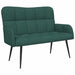 Canapea cu două locuri Verde închis 115 x 61 x 87 cm țesătură - WALTI WALTI