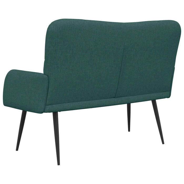 Canapea cu două locuri Verde închis 115 x 61 x 87 cm țesătură - WALTI WALTI