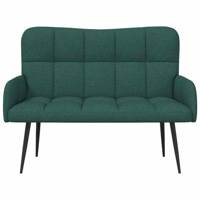 Canapea cu două locuri Verde închis 115 x 61 x 87 cm țesătură - WALTI WALTI