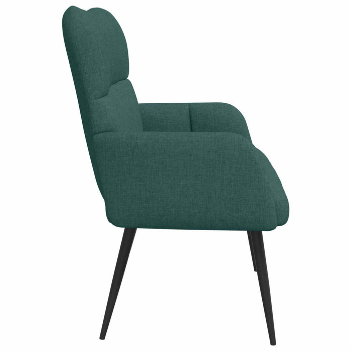 Canapea cu două locuri Verde închis 115 x 61 x 87 cm țesătură - WALTI WALTI