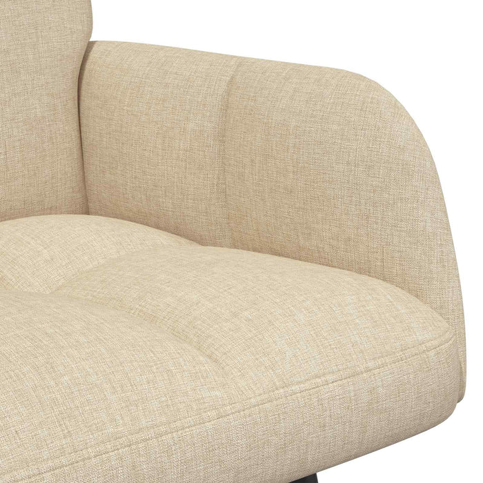 Canapea cu două locuri Crem 115 x 61 x 87 cm țesătură - WALTI WALTI