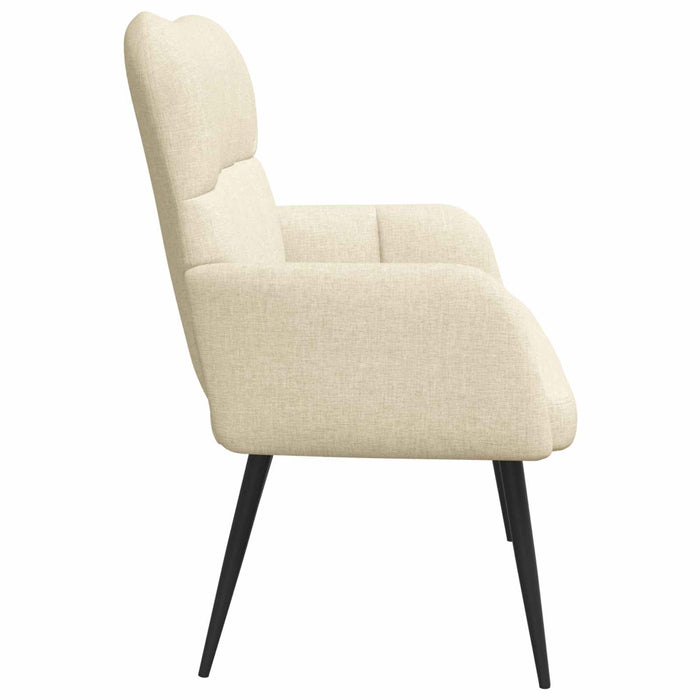 Canapea cu două locuri Crem 115 x 61 x 87 cm țesătură - WALTI WALTI