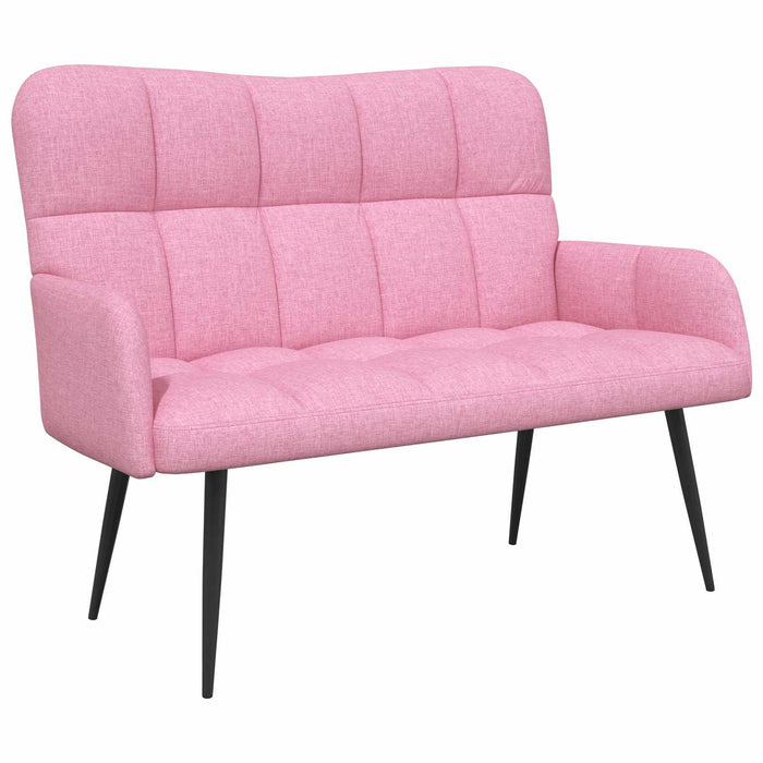 Canapea cu două locuri Roz 115 x 61 x 87 cm țesătură - WALTI WALTI