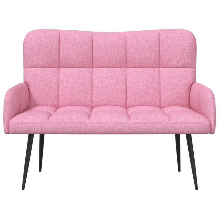 Canapea cu două locuri Roz 115 x 61 x 87 cm țesătură - WALTI WALTI