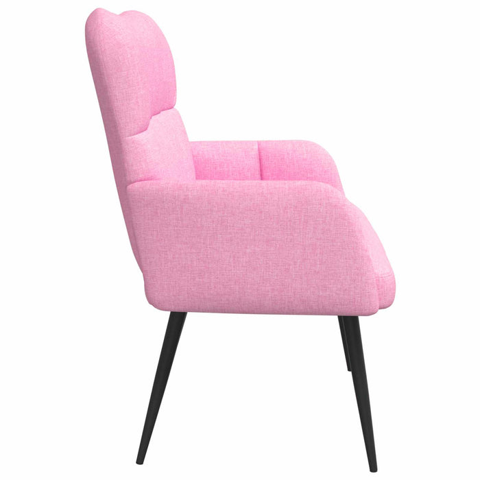 Canapea cu două locuri Roz 115 x 61 x 87 cm țesătură - WALTI WALTI