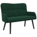 Canapea cu două locuri Verde închis 115 x 61 x 87 cm Catifea - WALTI WALTI