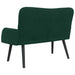 Canapea cu două locuri Verde închis 115 x 61 x 87 cm Catifea - WALTI WALTI