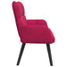 Canapea cu două locuri bordo 115 x 61 x 87 cm Catifea - WALTI WALTI