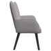 Canapea cu două locuri Gri deschis 115 x 61 x 87 cm Catifea - WALTI WALTI
