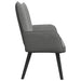 Canapea cu două locuri Gri închis 115 x 61 x 87 cm Catifea - WALTI WALTI