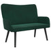Canapea cu două locuri Verde închis 115 x 61 x 87 cm Catifea - WALTI WALTI