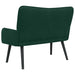 Canapea cu două locuri Verde închis 115 x 61 x 87 cm Catifea - WALTI WALTI