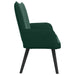 Canapea cu două locuri Verde închis 115 x 61 x 87 cm Catifea - WALTI WALTI