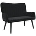 Canapea cu două locuri Negru 115 x 61 x 87 cm Catifea - WALTI WALTI