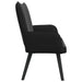 Canapea cu două locuri Negru 115 x 61 x 87 cm Catifea - WALTI WALTI