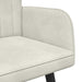 Canapea cu două locuri Crem 115 x 61 x 87 cm Catifea - WALTI WALTI