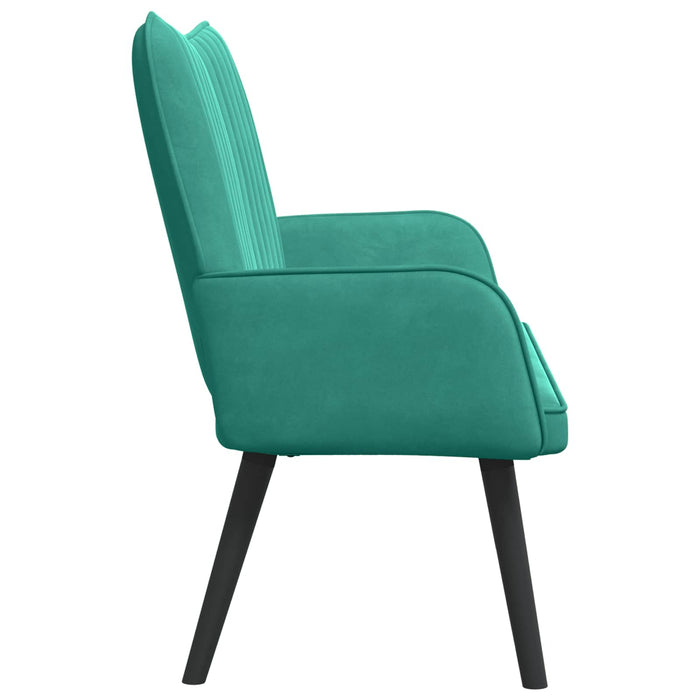 Canapea cu două locuri Turcoaz 115 x 61 x 87 cm Catifea - WALTI WALTI