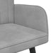 Canapea cu două locuri Gri deschis 115 x 61 x 87 cm Catifea - WALTI WALTI