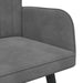 Canapea cu două locuri Gri închis 115 x 61 x 87 cm Catifea - WALTI WALTI