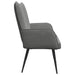 Canapea cu două locuri Gri închis 115 x 61 x 87 cm Catifea - WALTI WALTI