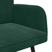 Canapea cu două locuri Verde închis 115 x 61 x 87 cm Catifea - WALTI WALTI