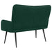 Canapea cu două locuri Verde închis 115 x 61 x 87 cm Catifea - WALTI WALTI