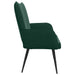 Canapea cu două locuri Verde închis 115 x 61 x 87 cm Catifea - WALTI WALTI